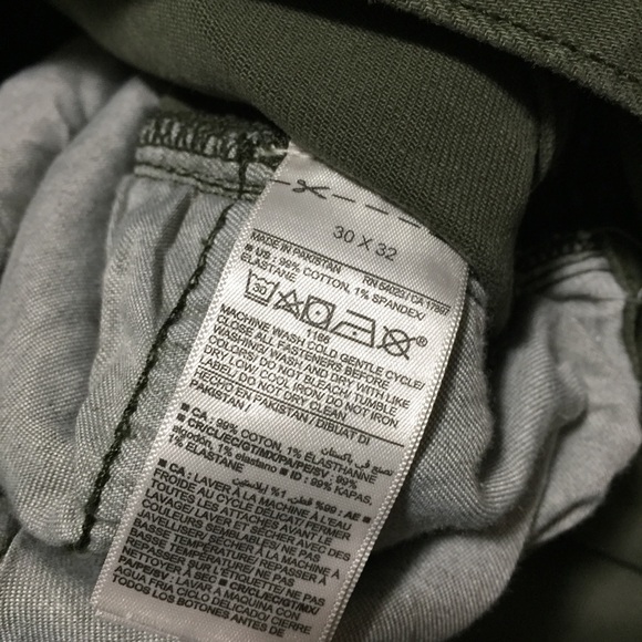 Old Navy Slim Jeans Men’s 30x32 Olive Green Built In Flex Denim - Picture 9 of 9